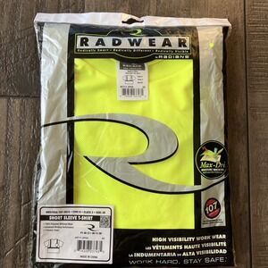 High Visibility Class 2 Hi Vis Reflective Road Work Construction Safety Shirt 2x